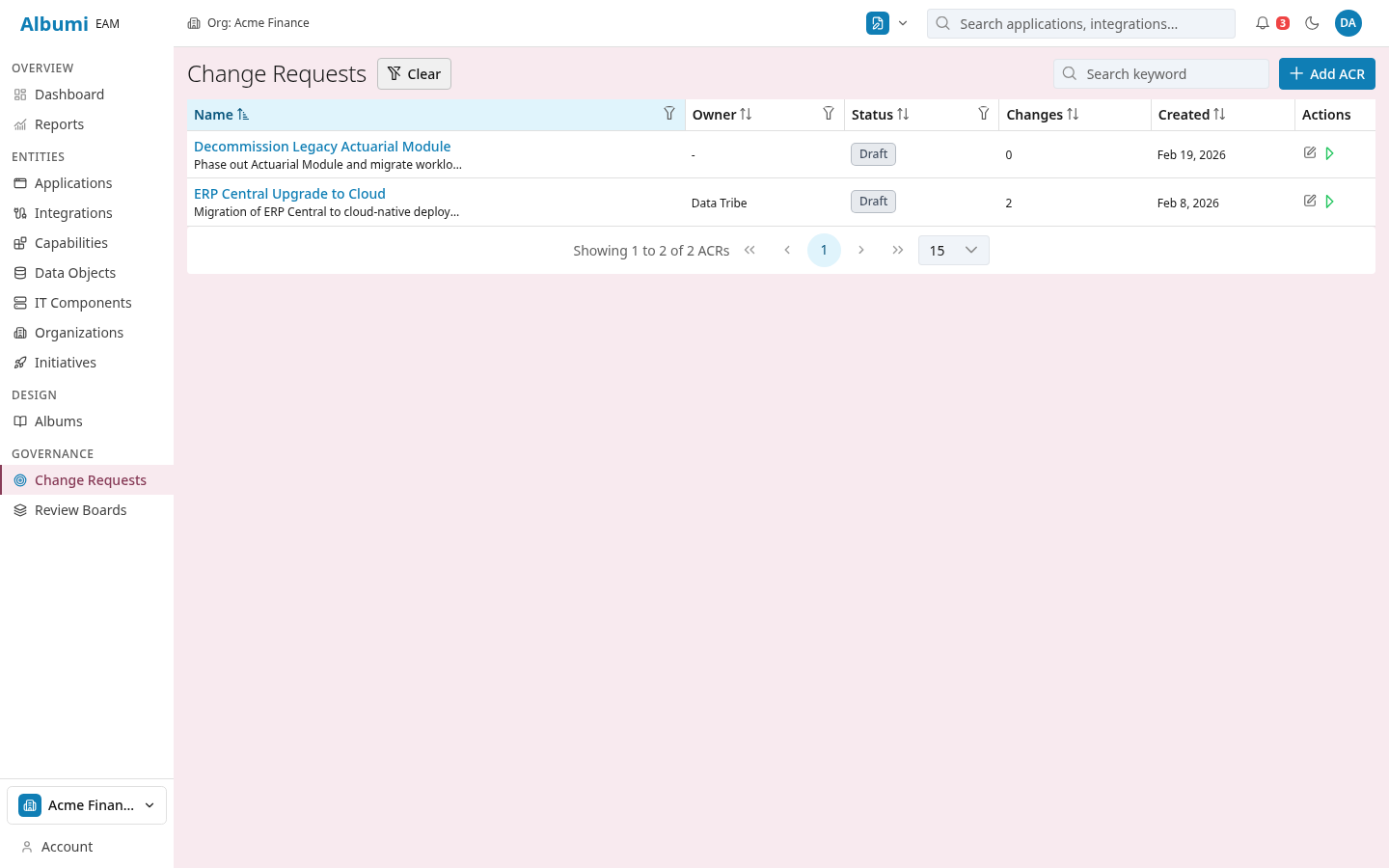 Architecture Governance